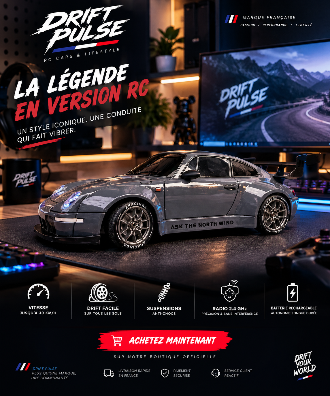 Le drift, version télécommandée